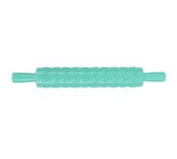 Fondant Rolling Pin for Cakes | Embossing Roller with Exquisite Patterns | Bakery Cookie Pastry Decorating Tool | Food Grade Plastic, Dishwasher Safe (No. 4 Grass ~ Narcissus)