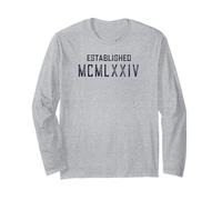 Fondata MCMLXXIV - 1974 - Anno in numeri romani Maglia a Manica