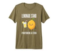 Fondatore e Ceo dello Stand Lemonade Stand di Limonata al Succo di Limone Maglietta Premium