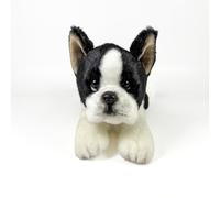 Fondazione BOCALAN - Peluche Boston Terrier sdraiato 25 cm - + 0 mesi (DeQube 939D00292)