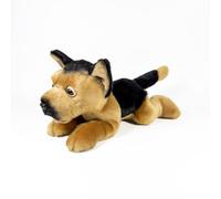 Fondazione BOCALAN - Peluche Pastore Tedesco Sdraiato 25 cm - + 0 mesi (DeQube 939D00290)