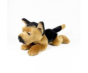 Fondazione BOCALAN - Peluche Pastore Tedesco Sdraiato 25 cm - + 0 mesi (DeQube 939D00290)