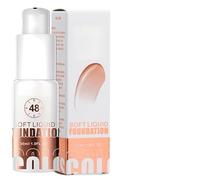 Fondazione tinta auto-regolante - correttore fondotinta viso 30 ml,correttore crema resistente all'acqua, tenuta lunga per donne e uomini