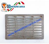 Fondello,Griglia,Areazione,Cenere,ghisa,camino,stufe17,5x28 cm LB-GCM175280