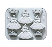fondente in silicone | 8 cavità, facile da rimuovere e riutilizzare, in silicone per pasticceria, per bar, casa, caffè, panetteria, campeggio, cioccolato, gelatina, burro mini
