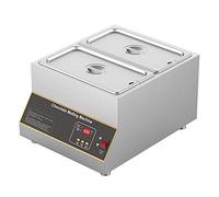 Fondente per cioccolato, 500 W macchina di tempera professionale, 10 L in acciaio inox per uso commerciale, temperatura regolabile 0-85 ℃