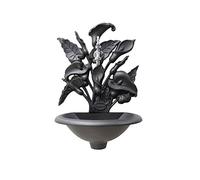 Fonderia Bongiovanni | Fontanella da Giardino | Fontana a Muro | Modello Calla | con Rubinetto in Ottone | per casa Giardino | fontanella da Esterno| Fontana da Giardino Esterno | Cromato