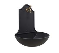 FONDERIA BONGIOVANNI | Fontanella da Giardino | Fontana a Muro | Modello Marbella | con Rubinetto | per casa Giardino | fontanella da Esterno| Fontana da Giardino Esterno | Brunito