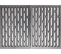 Fonderia Bongiovanni | Griglia in Ghisa | Griglia per Camino | Stufa Pellet | Barbecue Fondello per Cenere | 30x40cm Separata | Cenere Camino | Griglia Camino in Ghisa | 2 Griglie 20x30 cm