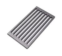 Fonderia Bongiovanni | Griglia in Ghisa | Griglia per Camino | Stufa Pellet | Barbecue Fondello per Cenere | (cm 29,5x15x1)