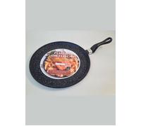 Fonderia Maggiori Teglia Piadina Antiaderente con Bordo Alto Piastra Dietetica c