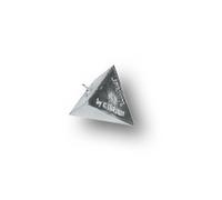 FONDERIA ROMA LA PIRAMIDE ANELLO INOX - COLORE: PIOMBATO, PESO: 200 GR