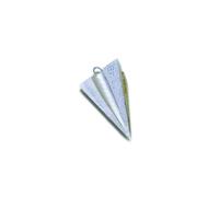 FONDERIA ROMA PIOMBO TRIEDO ANELLO INOX - COLORE: PIOMBATO, PESO: 200 GR