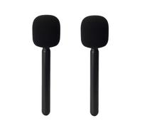 FONDFRAMORY Supporto per microfono per DJI Mic 1/2, manico per microfono intervista per Rode Wireless GO I/II/ME/Pro, adattatore portatile per microfono Lavalier wireless con copertura in schiuma per