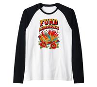 Fondi biblioteche fiammeggianti Pagine Rose retrò Illustrazione Maglia con Maniche Raglan