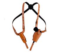 Fondina Ascellare, Fondina Ascellare Verticale con Porta Caricatori Fondina per Pistola In Pelle Mano Destra (Marrone)