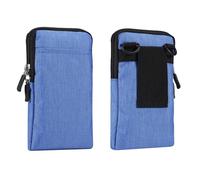 Fondina con Clip da Cintura per Telefono, Marsupio per Cellulare Piccola Tracolla Uomo, Universale Pochette Cellulare Uomo Borsa a Tracolla Portamonete Sacchetto Zipper per Cintura Portatelefono