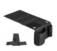 Fondina da Comodino, Fondina Tattica con Gancio e Passante Antiscivolo Nascosta per Riporre Oggetti Sotto L'armadio per Auto Seggiolino Ufficio(Black)