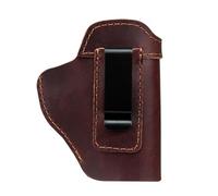 Fondina In Pelle Con Chiusura - Clip In Metallo All'interno Della Fondina In Cintura, Pelle Strategica | Supporto Per Il Trasporto Nascosto | Fondine Iwb Comode E Durevoli Per Sport All'aria Aperta Da