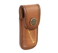 Leatherman Heritage Fodero in Pelle Premium, Chiusura con Bottone Automatico, Compatibile con i Modelli Micra e Squirt, Taglia XS, Capacità interna: 6,35 cm x 2 cm x 1 cm, Marrone