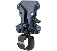 Fondina per attrezzi a sgancio rapido, in ABS resistente, con clip da cintura in metallo trattato termicamente per trapani martelli, marsupio compatto (blu-grigio)