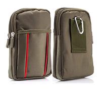 Fondina Per Cellulare da Cintura, Marsupio Porta Cellulari con Moschettone, Multifunzionale Sacchetto della Clip Verticale Custodia Borsa da Uomo Clip da Cintura Borsello per Outdoor Sportivo Viaggio