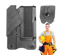 Fondina per metro a nastro, clip per cintura, supporto per attrezzi ad accesso rapido, struttura in nylon resistente con vestibilità sicura e liscia, ideale per progetti di elettricisti tuttofare, 1