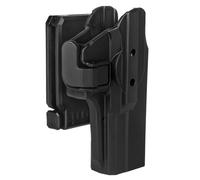 Fondina per Pistola Glock efluky, Compatibile con Glock 17/19/19X/22/23/31/32 (Gen1-5), Nero, Ambidestra