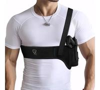 Fondina per pistola tattica esterna in gomma cloroprene Materiale per immersione nascosto Fondina per pistola sotto le ascelle Spalla singola Ascelle Nascondere