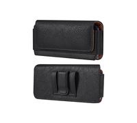 Fondina Porta Cellulare da Cintura Pelle Uomo, Orizzontale Marsupio Cellulare Cintura, Impermeabile Sacchetto da Clip Pelle Custodia Borsa da Cintura Borsello Carte Portafoglio per Campeggio Viaggio