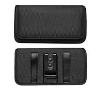 Fondina Porta Cellulare Orizzontale con Clip per Cintura compatible per iPhone 11/11 Pro Max / 6 6s Plus / 7 8 Plus/XR/XS Max Custodia in Nylon per Samsung Galaxy A30S A50 A51 M21 M31
