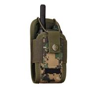Fondina Radio Nylon, Custodia Radio Universale Leggera, Custodia per Interfono Militare, Custodia, per Sistema Molle Accessori per Fondina per Walkie Talkie(Jungle digital)
