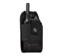 Fondina Radio Nylon, Custodia Radio Universale Leggera, Custodia per Interfono Militare, Custodia, per Sistema Molle Accessori per Fondina per Walkie Talkie(Black)