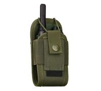 Fondina Radio Nylon, Custodia Radio Universale Leggera, Custodia per Interfono Militare, Custodia, per Sistema Molle Accessori per Fondina per Walkie Talkie(Green)