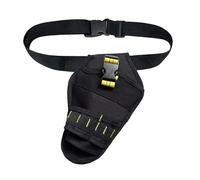 Fondina regolabile per trapano senza fili per mancini/destrorsi, custodia resistente per avvitatori a percussione e punte da trapano, design angolato per una distribuzione uniforme del peso, struttura