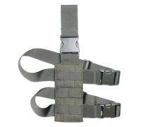 Fondina Tattica Molle Drop Leg Holster Piattaforma Universale Porta Caricatori Adattatore per Pannello Cosciale Rig Attrezzatura da Caccia a Sgancio Rapido(Green)