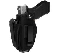 Fondina tattica per pistola Fondina per pistola nascosta Fondina universale per cintura sinistra/destra con porta caricatore per G1ock 17 19 Beretta M9