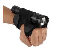 Fondina tattica per torcia da polso, supporto per braccio in nylon ispessito per torce subacquee, supporto per torcia in nylon elastico per avventure all'aria aperta