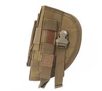 Fondina Tattica Universale per Pistola, Fondina per Pistola Molle per Mano Destra per la Maggior Parte Delle Pistole Compatte di Medie Dimensioni(Brown)