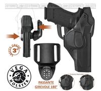Fondina VEGA HOLSTER CAMA DCH8 Grado 3 con Passante Rotativo per Beretta 92 - 98