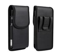 Fondina verticale per telefono per iPhone 15 14 13 12 Pro Max, fondina per cintura in pelle PU con clip per Samsung S23 FE S23 Ultra, S22 Ultra, S21 S20 Ultra, S21+, Note20 Ultra, custodia a sacchetto