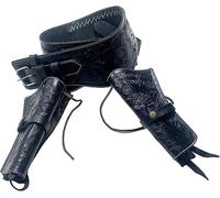 Fondina Western in pelle con cintura per pistola per Rough Rider 357 Magnum...