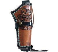 Fondine da cowboy in pelle per revolver da 4" a 8" - .38 .44 .45 .357 .358...