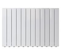Fondital V693AM04412 Radiatore in alluminio pressofuso Blitz Super B4, 600 mm, 12 elementi, bianco
