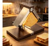 Fonditore Elettrico da Banco per Formaggio Raclette - Griglia Professionale da 1000W per Formaggio Semicircolare, Fonditore Professionale Con Resistenza Riscaldante per Pasta e Patate Al Forno