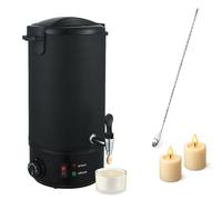 Fonditore Fusione di Cera Elettrico, Scalda Cera per Candele, 8L Pentola Elettrica per Cera Grande, Kit di Fabbricazione di Candele Elettrico, Regolazione della Temperatura a 9 Livelli tra 30-110 ℃