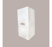 Fondo Cestino Raccolta Differenziata in Carta Automontante Bianco 38x38 H 77 cm 2 pezzi
