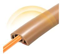 Fondo di copertura per cavi, copertura per cavi - Copertura ignifuga in PVC morbido per il pavimento, fondo isolato e autoadesivo, impedisce il rischio di inciampare