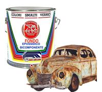 FONDO EPOSSIDICO BICOMPONENTE ISOLANTE CARROZZERIA anticorrosivo AUTO Kg 1,2