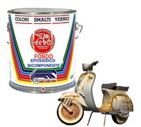 FONDO EPOSSIDICO BICOMPONENTE ISOLANTE CARROZZERIA anticorrosivo vespa Kg 1,2